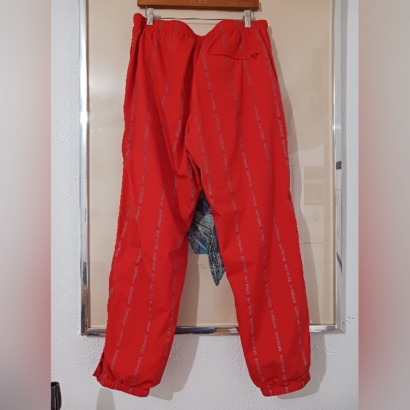 SUPREME REFLECTIVE text track pants size XL orange - Picture 4 of 16